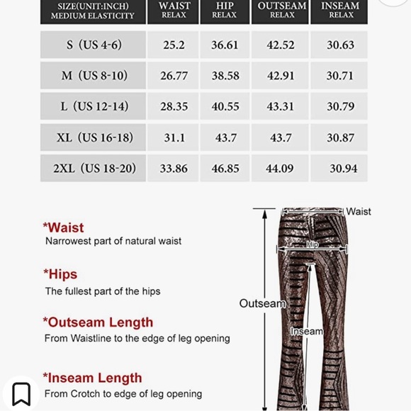 Sequin bell bottoms - Picture 3 of 3